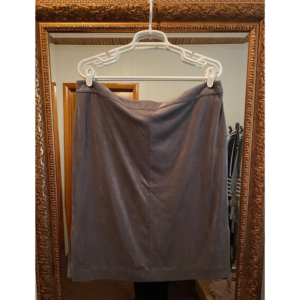 LOFT Faux Suede Pencil Skirt - NEW WITH TAGS